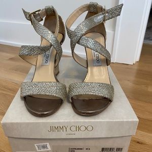 Jimmy Choo wedged heel size 37.5